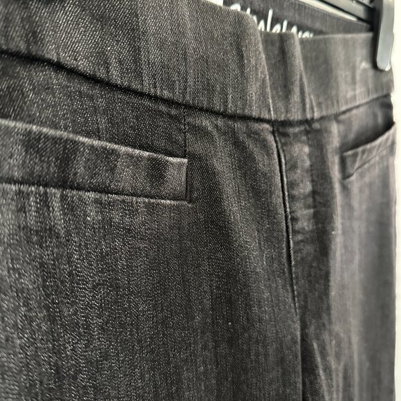 LEE Style Up Pull on Jeans Boot cut Black Size 4 Petite - Picture 3 of 7